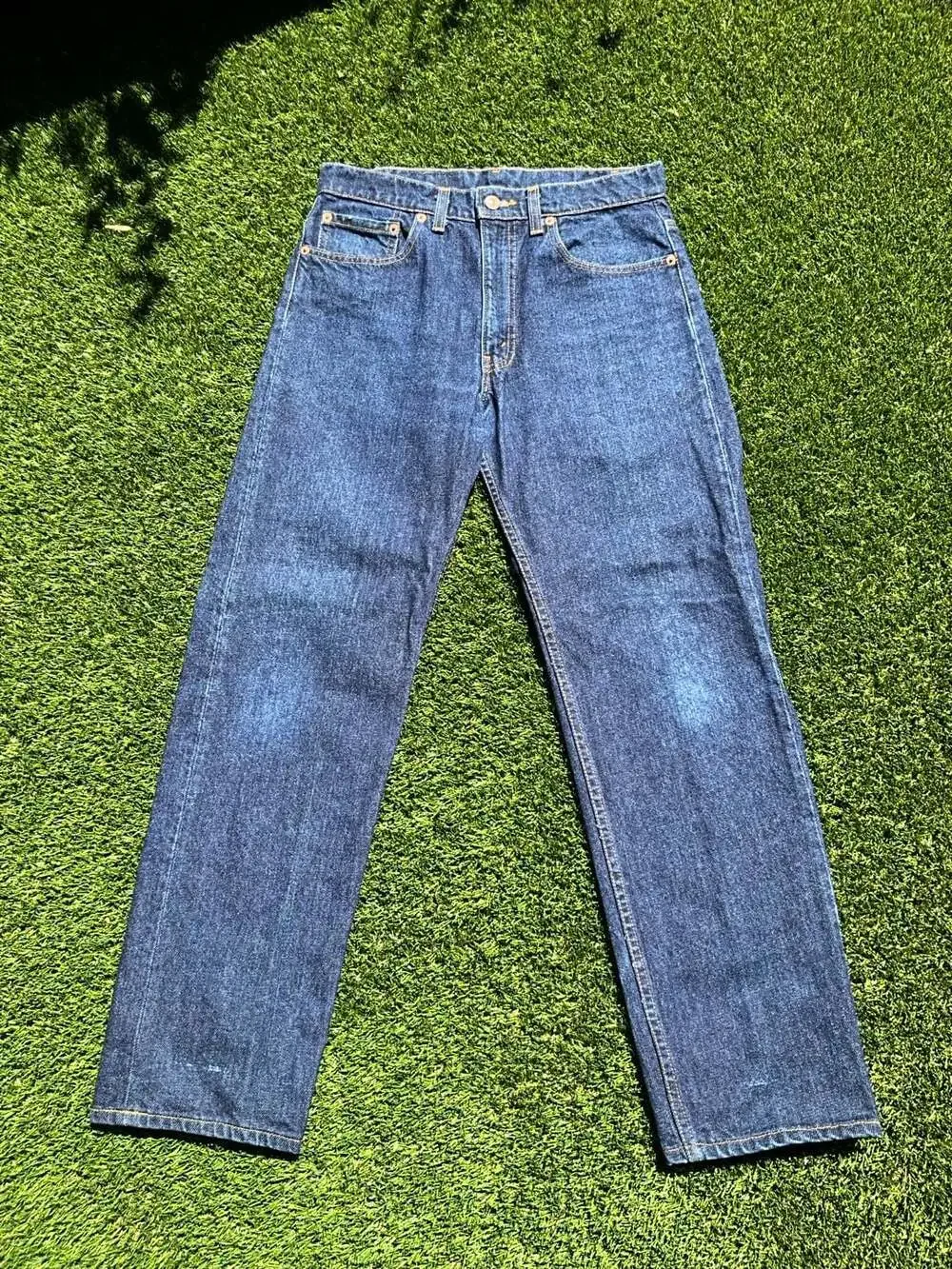 1988 Levi's 505 Regular Fit Dark Wash Straight Leg Jeans